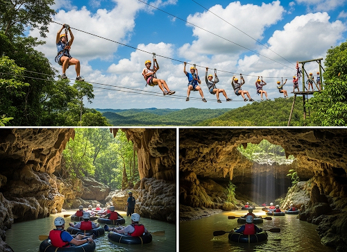 Go-Jungle-Ziplining and Cave Tubing in Cayo District